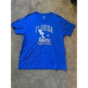 Streaker Sports Florida‎ Gators Basketball Snoopy T Shirt XXL Blue Mens Womens